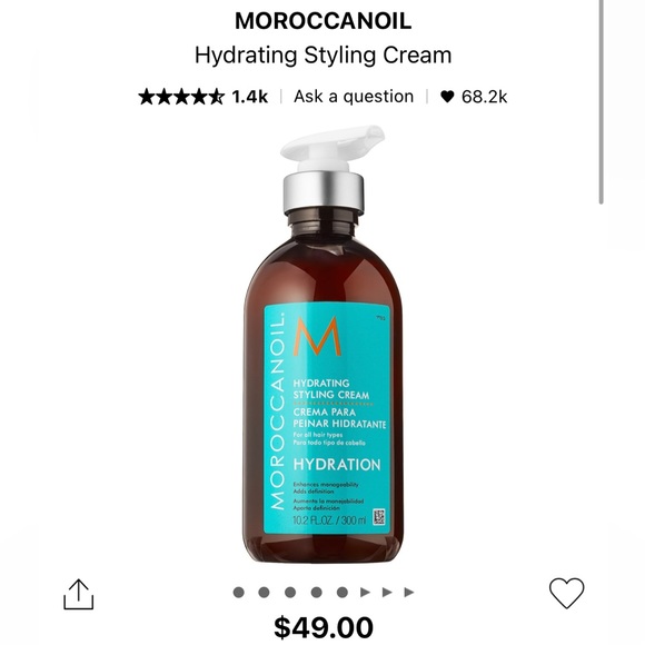 🩷10/$25🩷 Moroccanoil Hydrating Styling Cream Samples - Picture 2 of 2